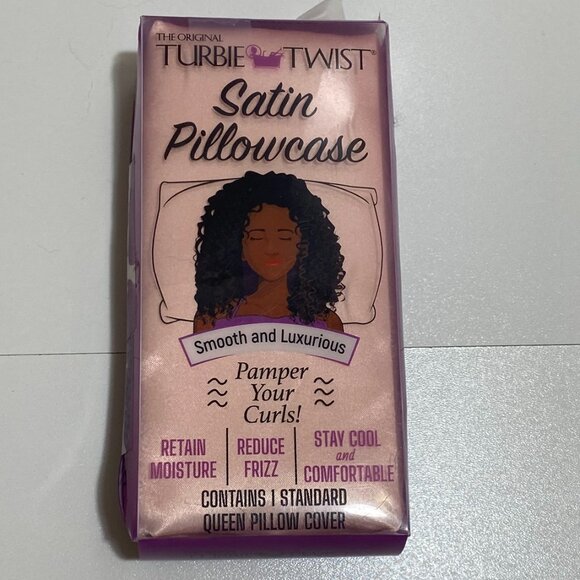 Turbie Twist Satin Pillowcase ***5 for $25*** - Picture 1 of 2